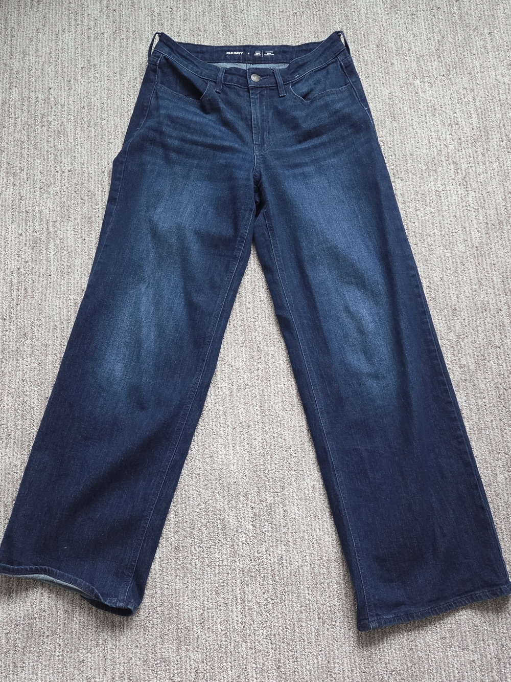 High-Rise Wow Wide Leg Jeans Size 6